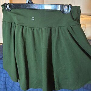 Xersion Army Green Tennis Skirt